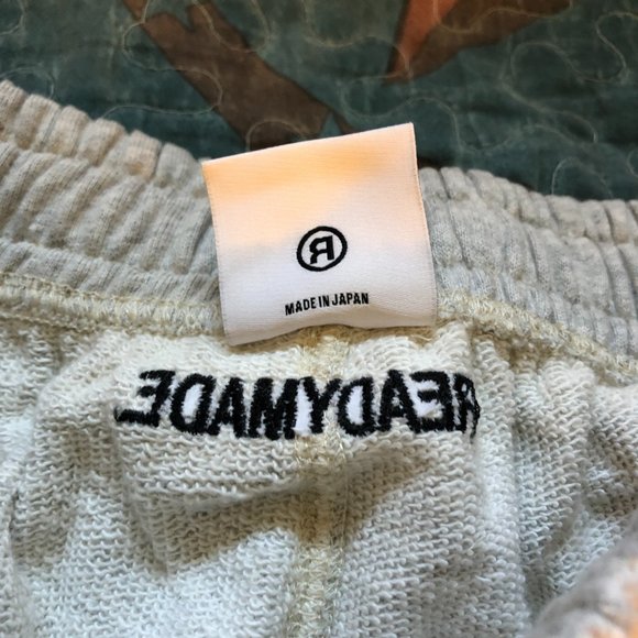READYMADE x Denim Tears Cotton Wreath Sweatshorts Grey/White - Picture 5 of 8